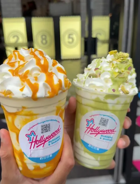 Hollywood Burgers & Shakes foods